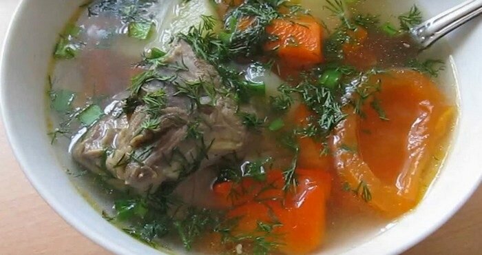 Как сварить суп шурпа из баранины