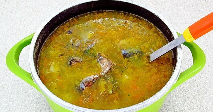 добавление в суп консервов из рыбы