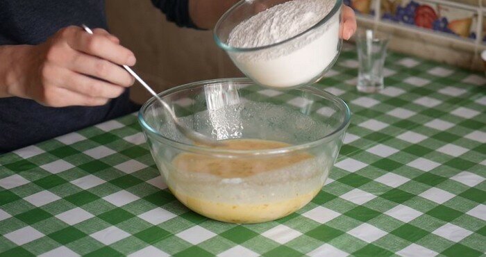 добавка муки в тесто для пирога